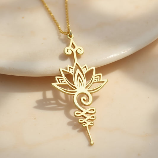 Schmuckanhänger “Lotus Unalome“