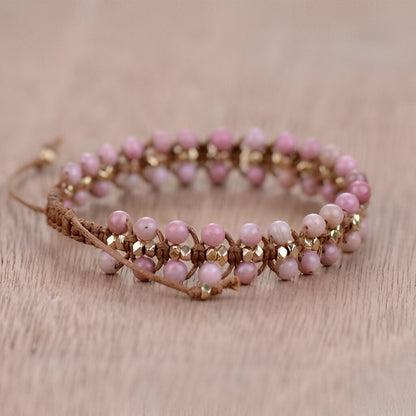 Armband “Herz-Energie“ aus Rhodonit