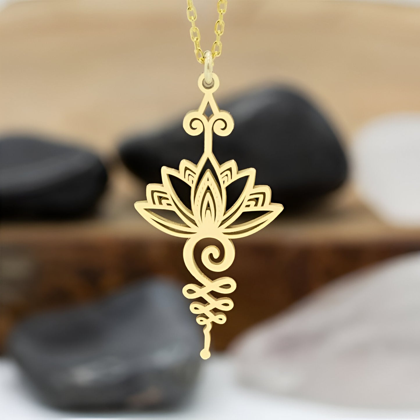 Schmuckanhänger “Lotus Unalome“