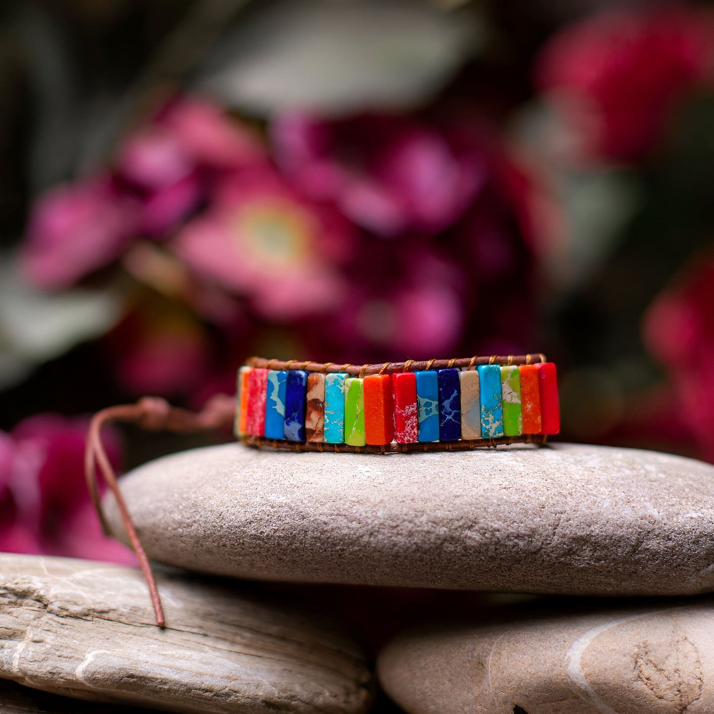 Manschettenarmband “Sieben Chakren“